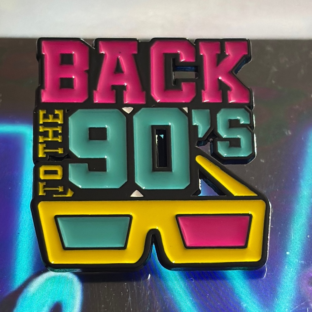 Back to the 90's Enamel Pin